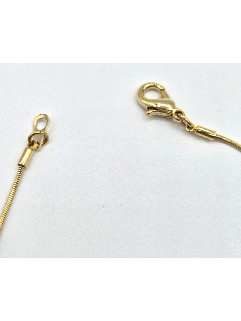 Vintage Gold Tone Gold & Filagree Bead Chain Necklace 16 in & Stretch Bracelet - Picture 5 of 8